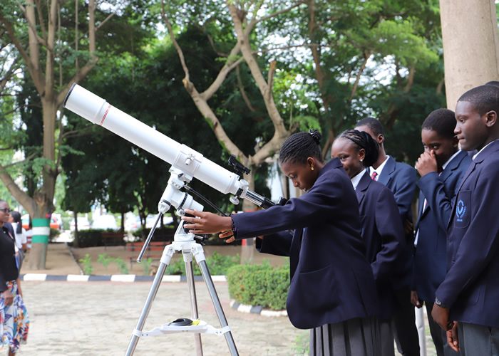 Connecting with the Cosmos: The Premiere Academy journey of  Technology and Faith Practices 